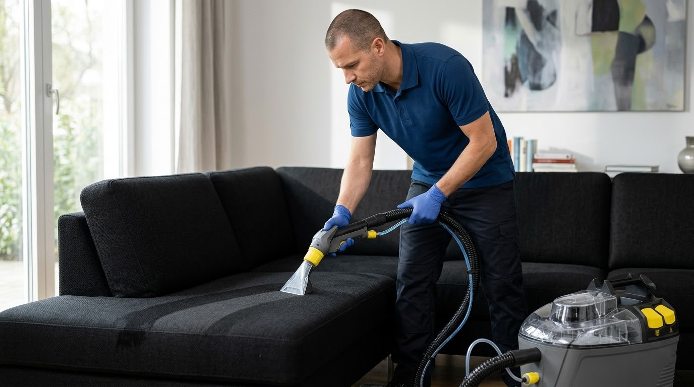 Corner Sofa cleaning